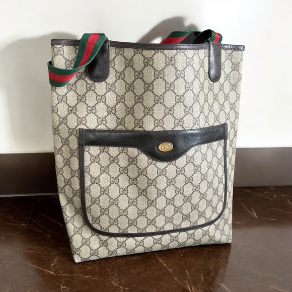 Authentic Gucci Tote Bag with Cherryline - Picture 6 of 16